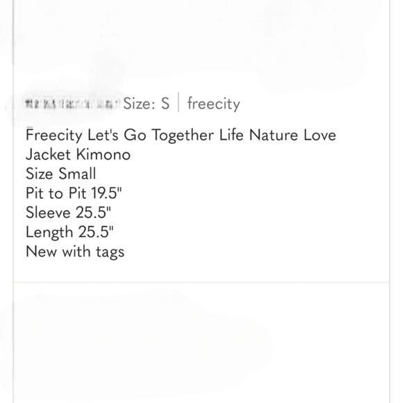 Freecity White Blazer with Sporty Design and Colorful Accents Size Small - Picture 5 of 8